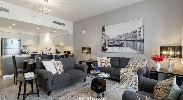 Апартаменты 3BR Maid Stay 1km From Dubai Mall Dubai Opera