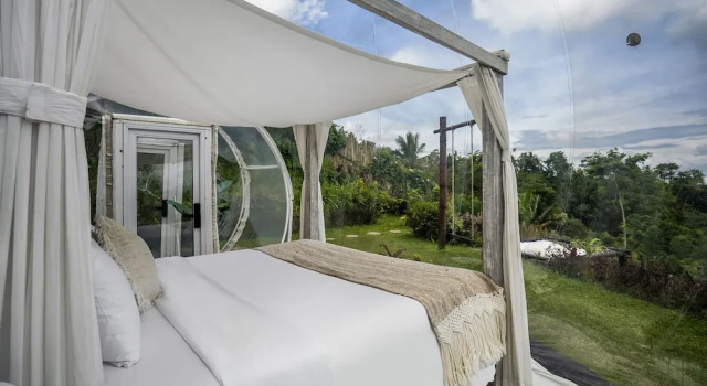 Bubble Hotel Bali Ubud, Забронировать Кемпинг Отели провинции Бали с завтраком, Завтраки