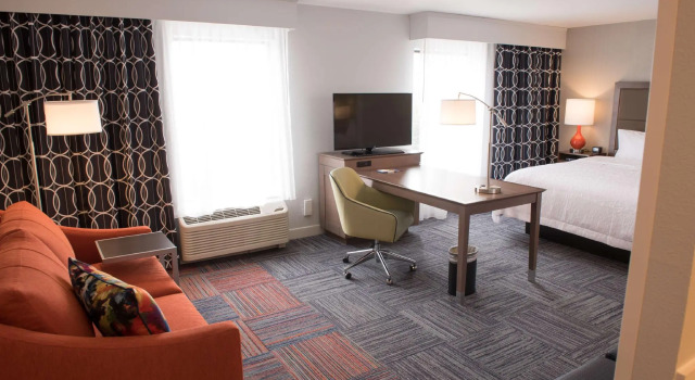 Двухместная студия Hampton Inn & Suites Bay City