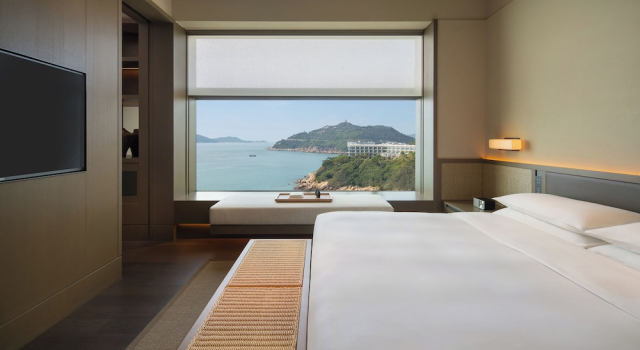 Двухместный люкс Premium с балконом и с видом на океан Alila Dong Ao Island Zhuhai
