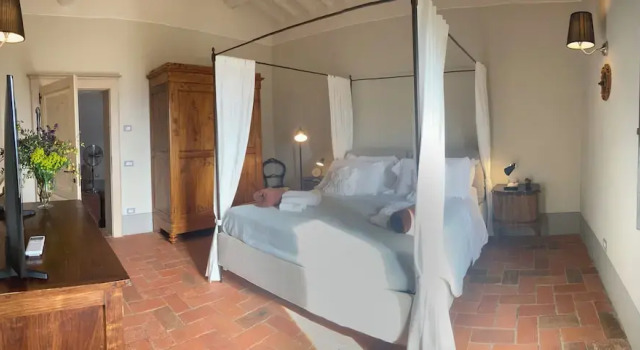Двухместный номер Deluxe с видом на окрестности Borgo in Montalbano