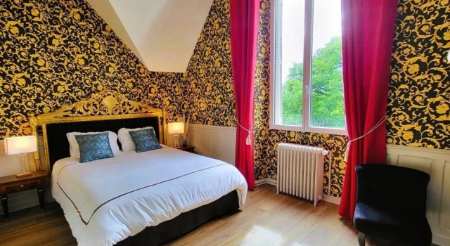 Kral dairesi oda Chateau de la Rose