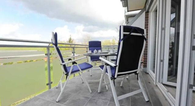 Апартаменты с балконом Ferienwohnung Inselstern - Residenz an der Nordseetherme