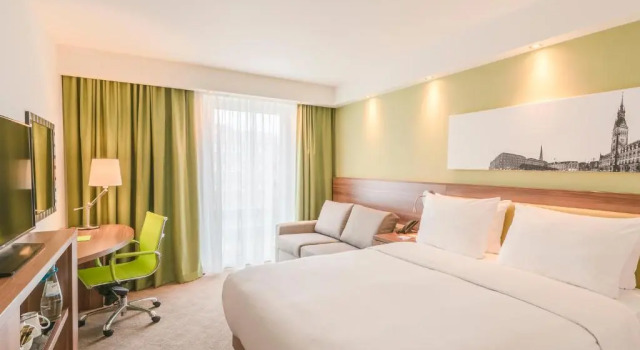 Двухместный номер Hampton By Hilton Hamburg City Centre