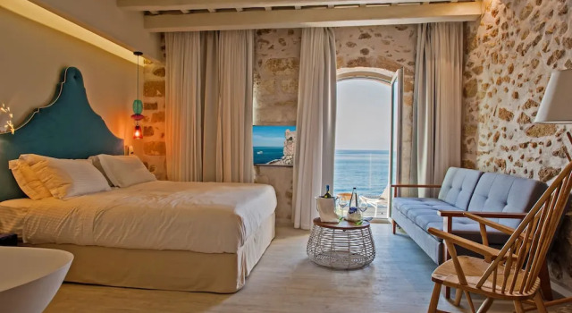 Люкс Дуплекс с балконом и с видом на море Thalassa Boutique Hotel