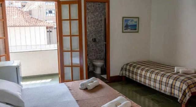 Трёхместный номер Standard с балконом Pousada Oasis Teresopolis