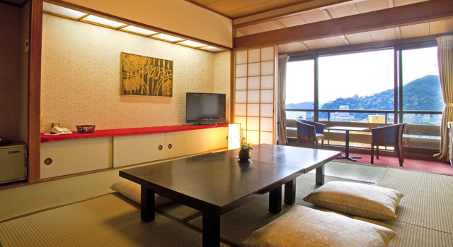 Номер Standard с видом на город Atamionsen Yuyado Ichibanchi