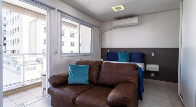 Apartamento com WiFi próximo ao metrô Luz, Забронировать Апартаменты/квартира Отели Сан-Пауло с бассейном, рядом с Sao Paulo Jewish Museum, Бассейн
