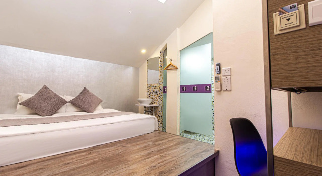 Standardní Dvoulůžkový s manželskou postelí pokoj A Hotel Chinatown