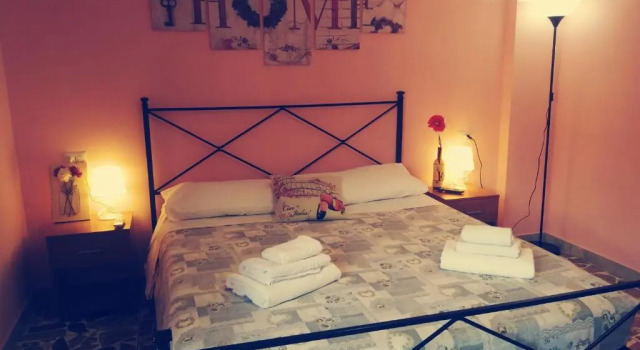 Двухместный номер Deluxe с балконом B&b Tesori di Roma