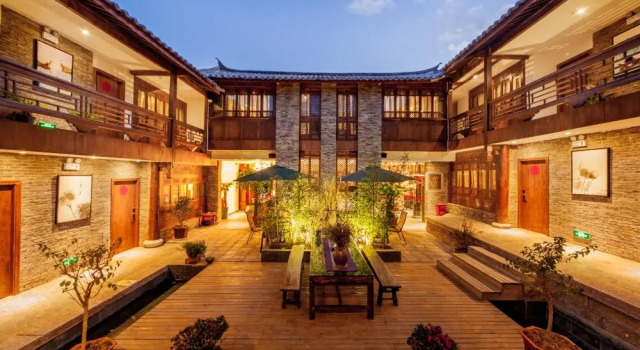 Двухместный номер Standard Liman Wenzhi No.1 Hotel Lijiang Ancient Town