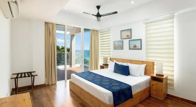 Люкс Executive с 3 комнатами с видом на океан Oceanfront Condos Nilaveli by ICC