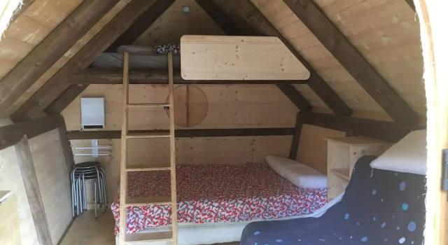 Camping de Tournus - Drole de cabane, Buchen Sie Campingplatz Camping & Glamping in Burgund, Campingplatz