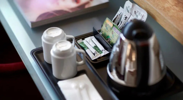 Кровать в общем номере с 6 комнатами Gentofte Hotel
