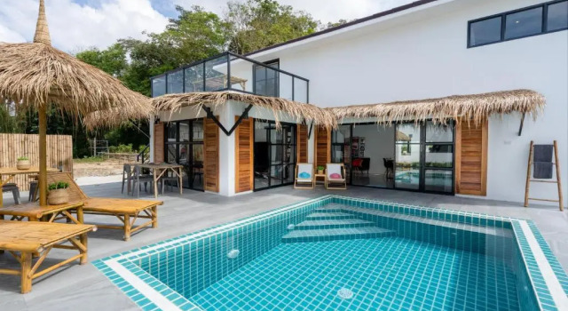 Коттедж Manao Pool Villa 4 - 5 mins walk to the beach