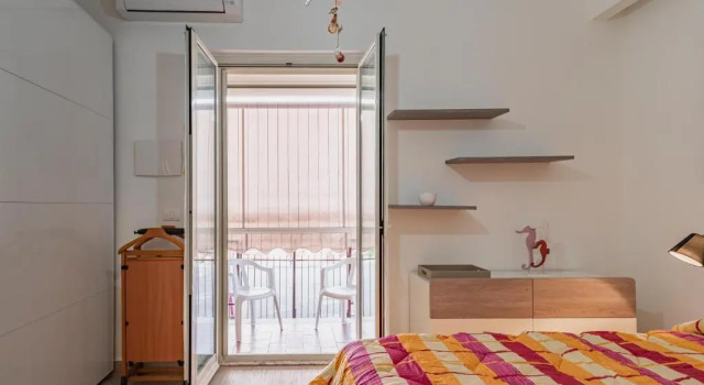 Naxos Bay Flat with Terrace 50 meters from the Sea