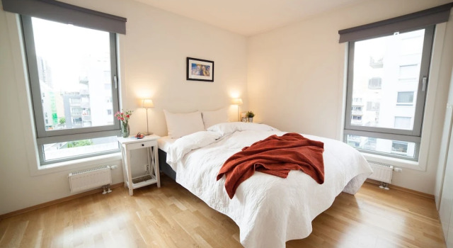 Апартаменты с 2 комнатами с балконом BJØRVIKA APARTMENTS, Teaterplassen, Oslo city center
