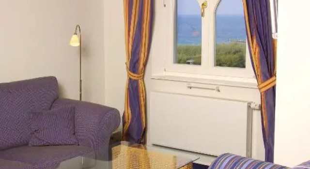Двухместный номер Deluxe с балконом и с видом на море Pension Strandschloss Arielle