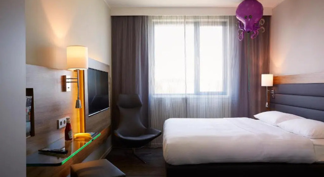 Moxy Sleeper Doppel Zimmer Moxy Milan Linate Airport