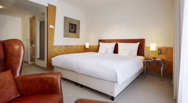 Двухместный номер Deluxe Lindner Hotel Dusseldorf Airport, part of JdV by Hyatt