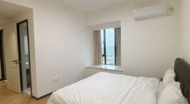 Кровать в общем номере с 4 комнатами Shanwei Home Seaview Homestay