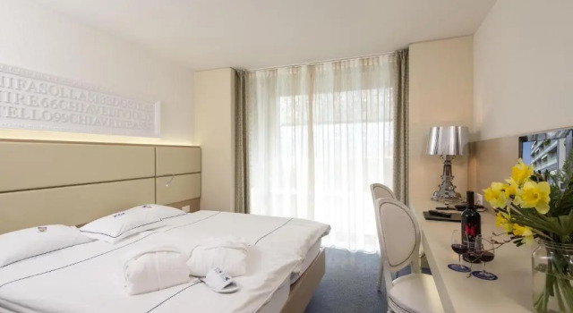 Двухместный номер Standard с балконом Hotel Muralto Locarno