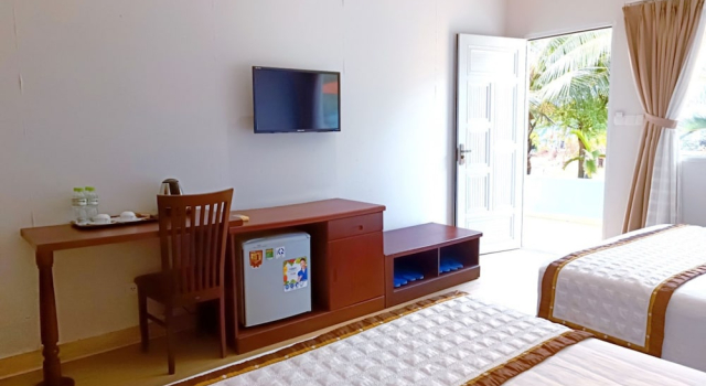 Семейное бунгало с видом на сад Maxivic Beach Resort Phan Thiet