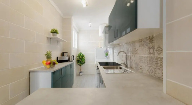 Апартаменты Apartment with pool, sea views & balcony less than 10min walk to La Mata Beach!