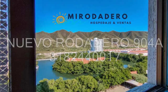 Студия с балконом и с красивым видом из окна Condominio Nuevo Rodadero, wifi piscina parqueadero