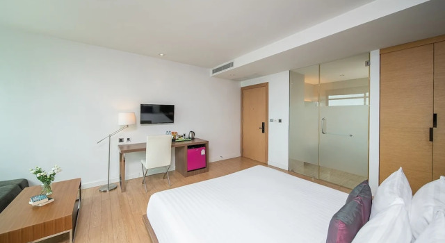 Номер Deluxe с балконом и с видом на море Seven Zea Chic Hotel