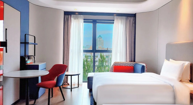 Четырёхместный номер Standard с видом на город Holiday Inn Express Beijing Conference Center by IHG