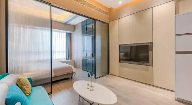Люкс Luxury c 1 комнатой с видом на реку Versailles Apartment (Zhuhai Gongbei Port High-speed Railway Station)