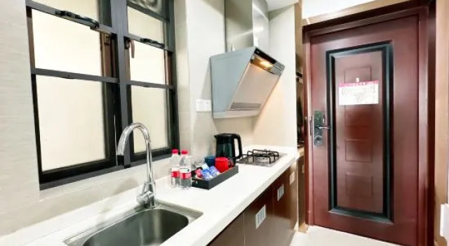 Люкс Business Qinhai Hotel Apartment(Nanshan Temple Yazhou Bay Science and Technology City Store)