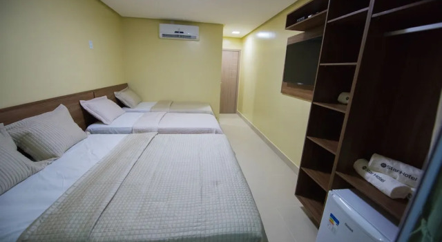 Трёхместный номер Deluxe с балконом Star Hotel