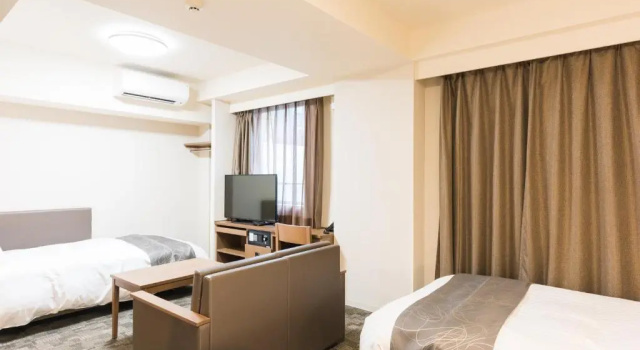 Четырёхместный номер Standard Dormy Inn EXPRESS Sendai Seaside