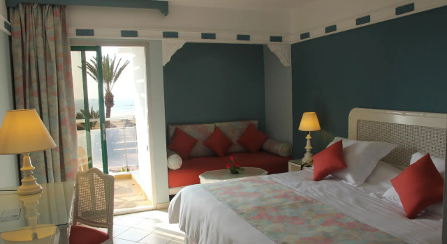Двухместный номер с видом на море Agadir Beach Club