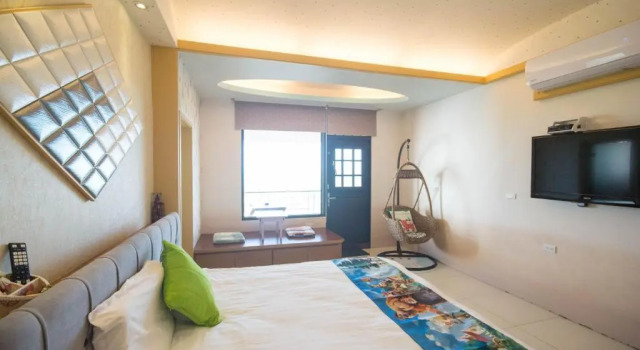 Двухместный номер Deluxe с балконом и с видом на море Lanyang Beach Villa