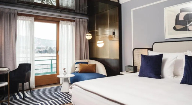 Номер Premium с видом на озеро AMERON Zürich Bellerive au Lac