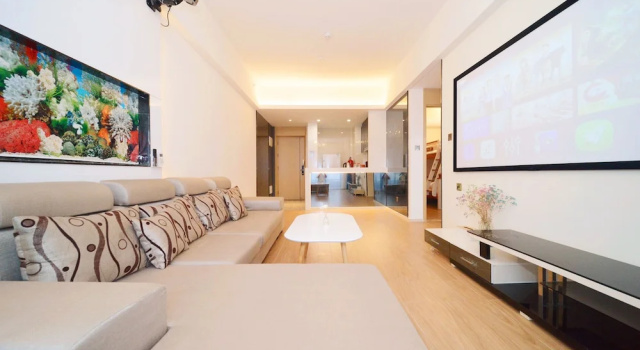 Люкс Deluxe с 2 комнатами Aimei Poly Apartment Near Changlong Park