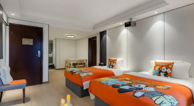 Семейный люкс с 2 комнатами Shuxiangxuan Hotel