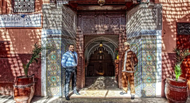 Двухместный номер Deluxe с балконом Riad Casa Lalla