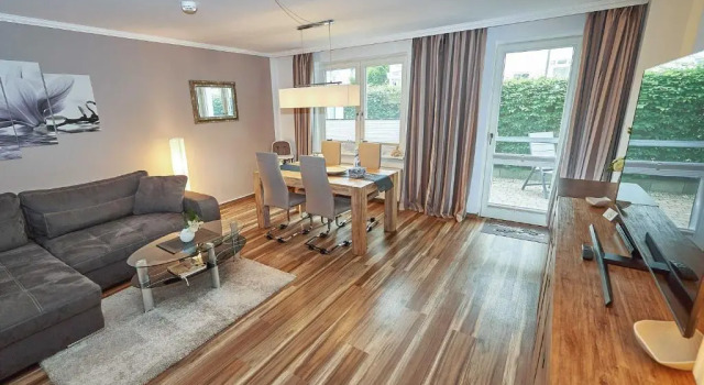 Апартаменты Haus "Concordia" in Binz - WG11 "Liuba" mit Terrasse strandnah