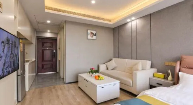 Люкс Deluxe Orange Apartment (Wuxi East Station)