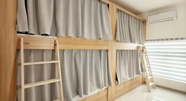 Кровать в общем номере (мужской номер) Taiyuan Cool Stay Youth Hostel Hotel