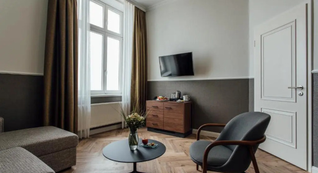 Люкс с видом на море Strandhotel Hohenzollern