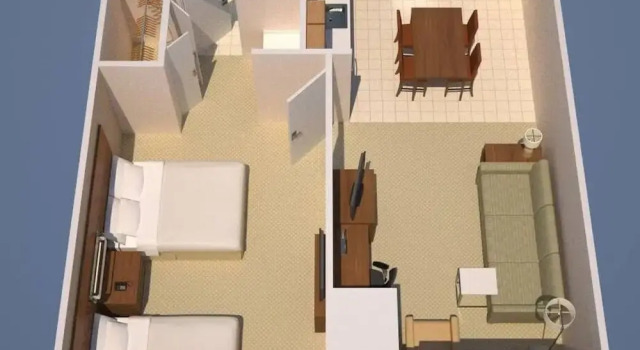 Люкс Residence Inn by Marriott Louisville East/Oxmoor