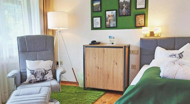 Одноместный номер Standard с балконом Landhaus Langeck