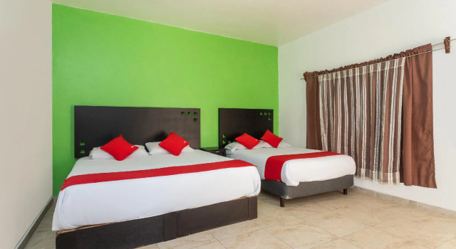 Четырёхместный номер Standard Capital O Hotel Emperadores Inn, Atlixco