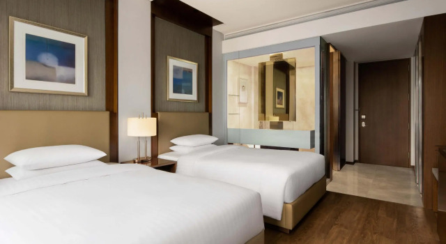 Двухместный номер Deluxe Courtyard By Marriott Seoul Times Square