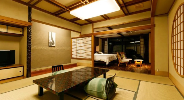 Номер люкс with Open-air bath Hatori